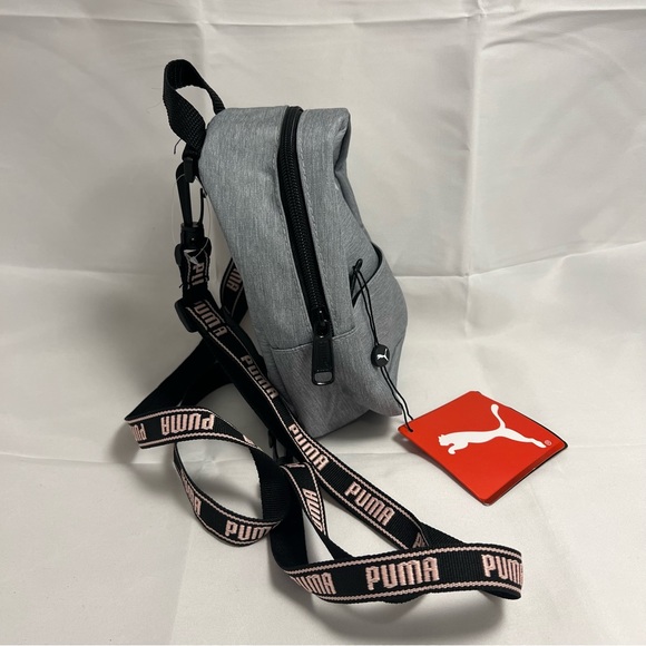 Puma Mini Convertible backpack crossbody Commuter Super Mini Crossbody Grey NWT - Picture 2 of 12